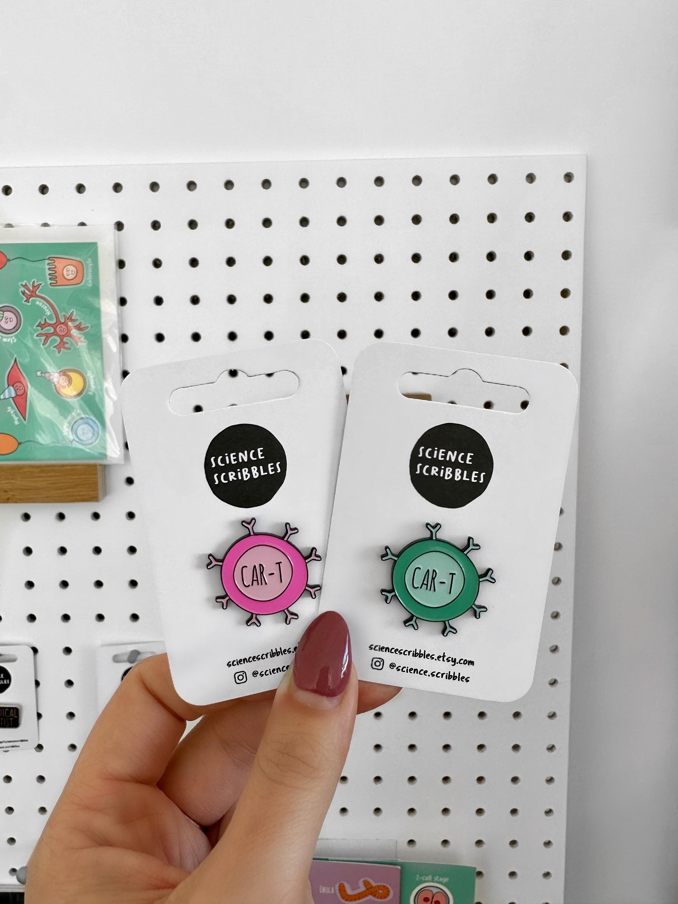 CAR-T CELL ENAMEL PIN