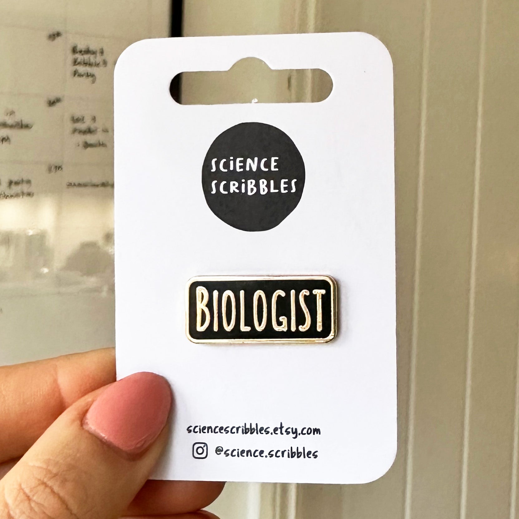 BIOLOGIST ENAMEL PIN