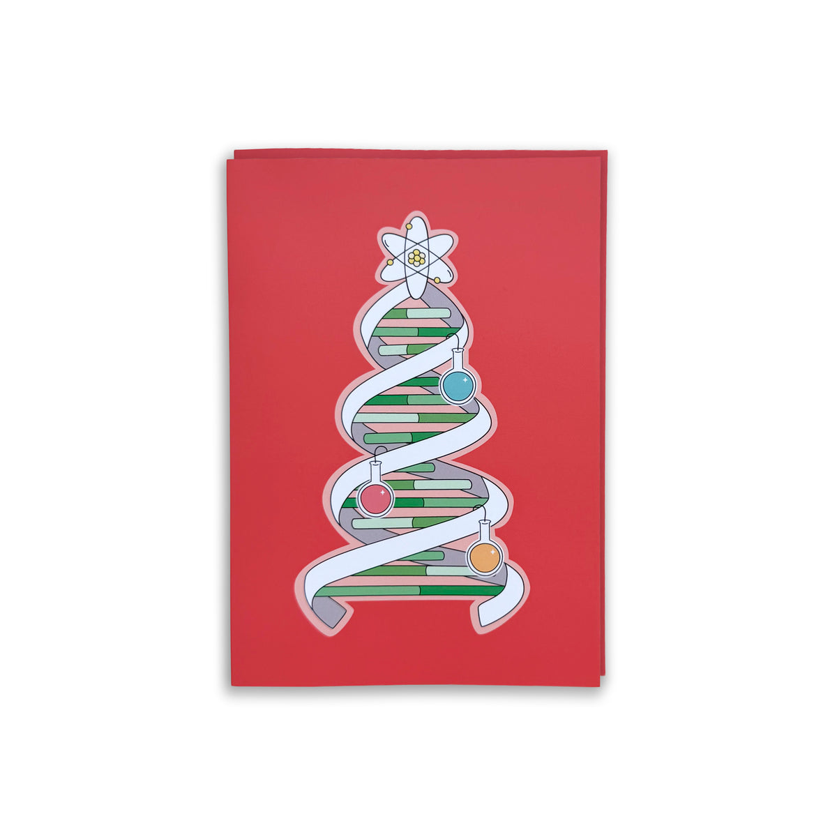 DNA CHRISTMAS TREE CARD