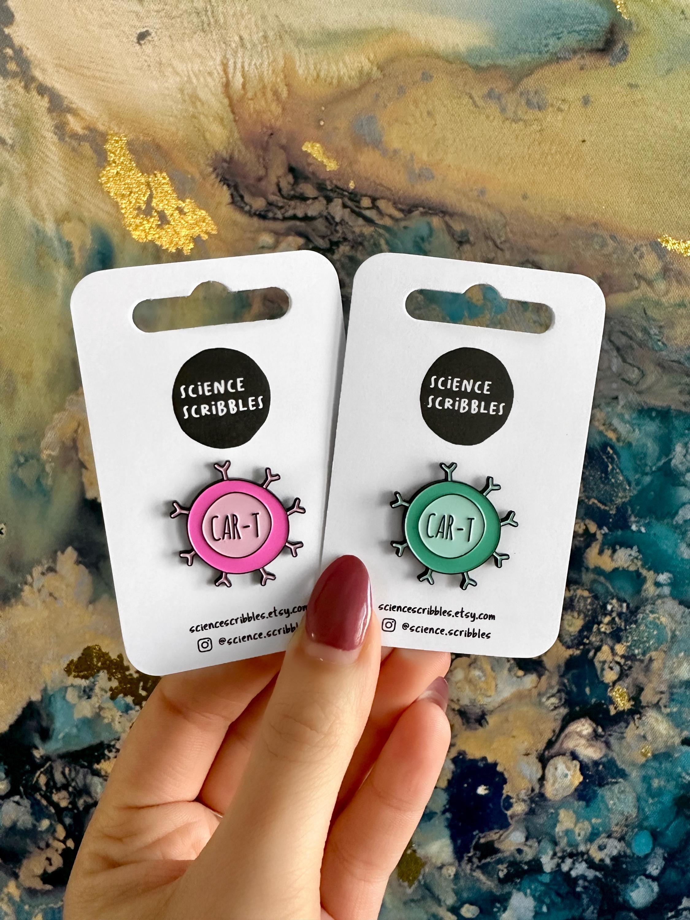 CAR-T CELL ENAMEL PIN