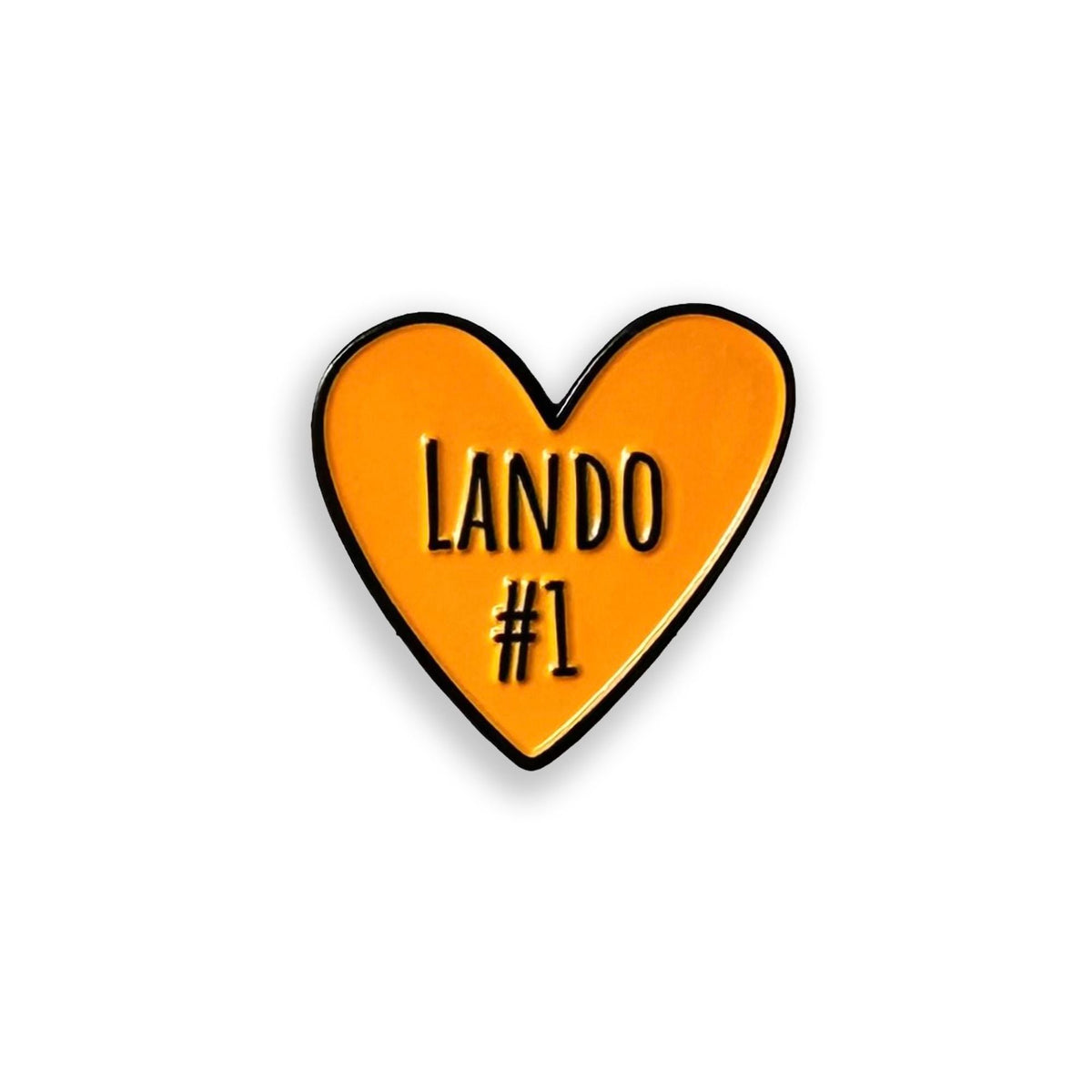 Lando Norris F1 Enamel Pin, Love F1, Formula 1 Gift