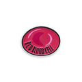 ed blood cell red enamel pin badge on white background