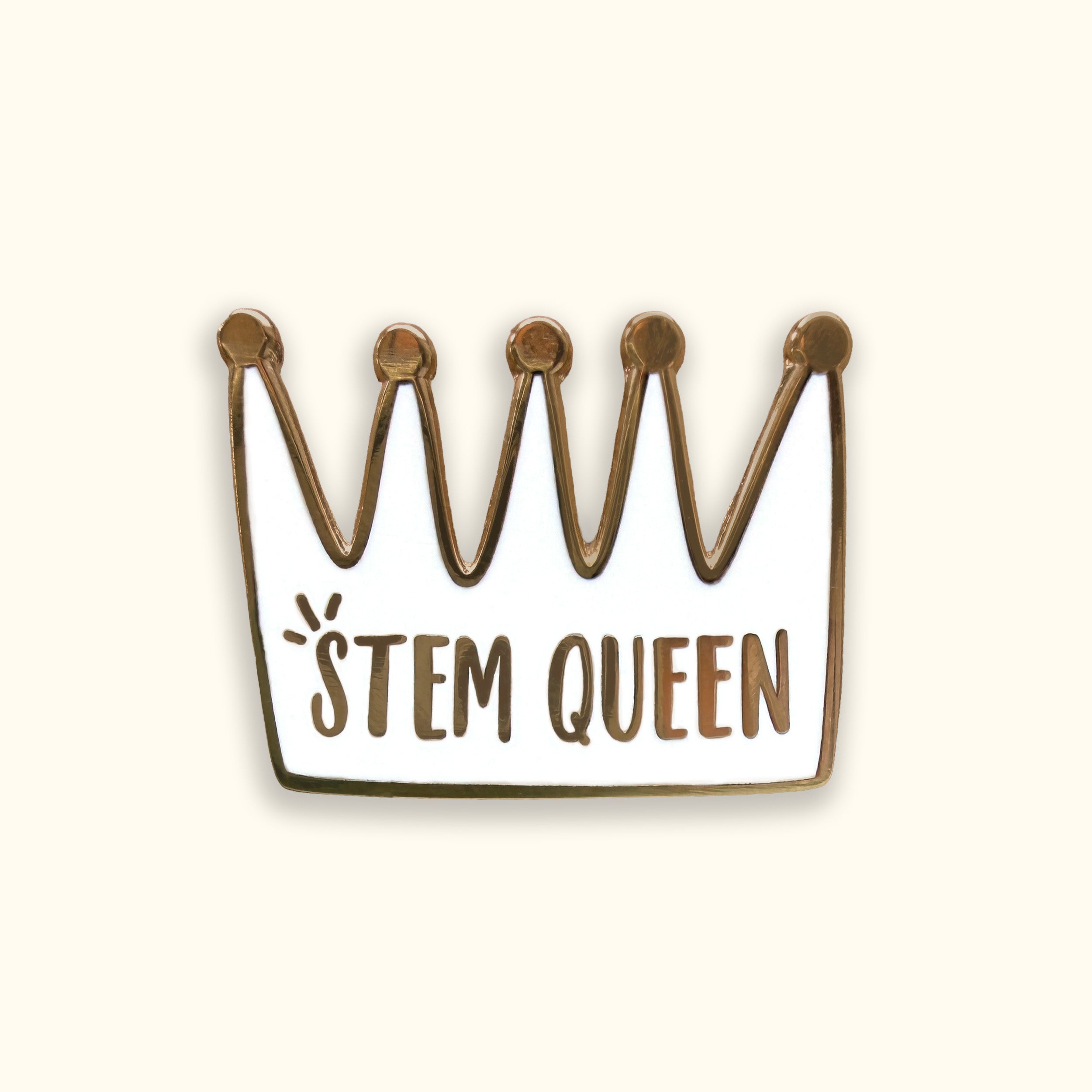 STEM QUEEN ENAMEL PIN