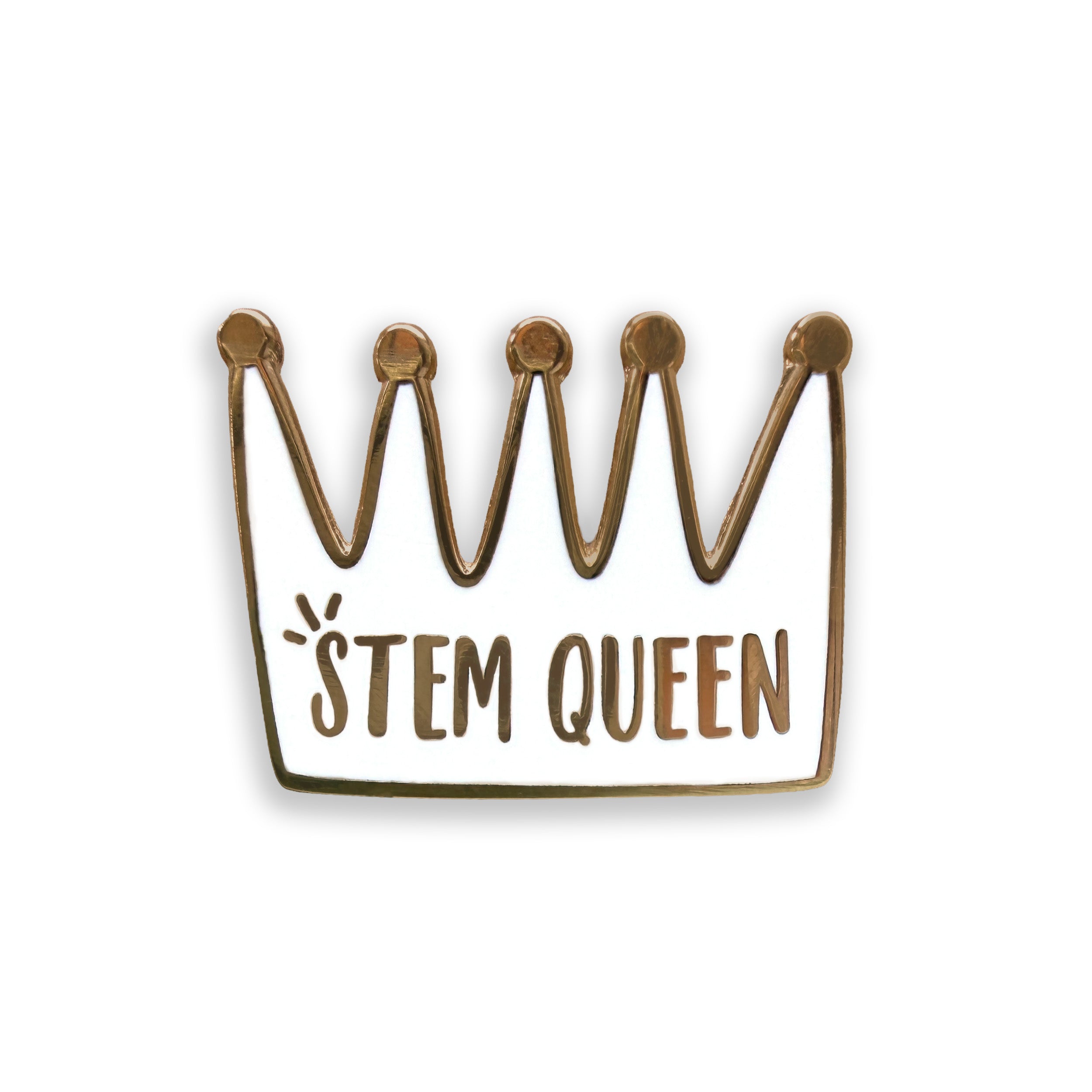 STEM QUEEN ENAMEL PIN